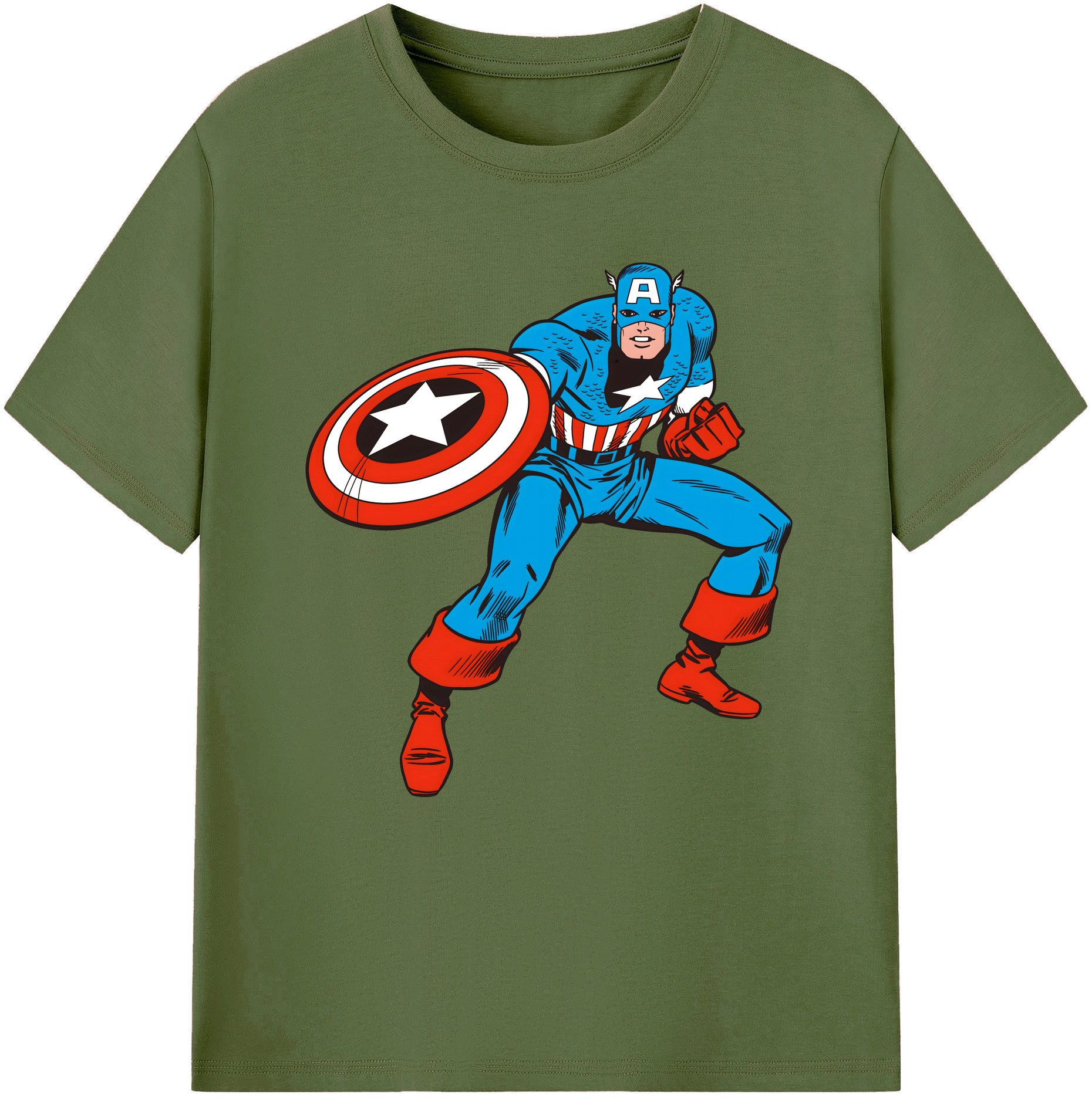 （画像用） アベンジャーズ The Avengers 綿100％半袖Tシャツ（フロントプリント）